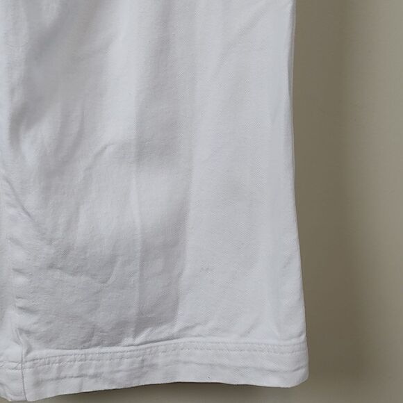 Princess Polly White Wide Leg Patch Pockets Denim Pants Size 4 - Picture 7 of 16